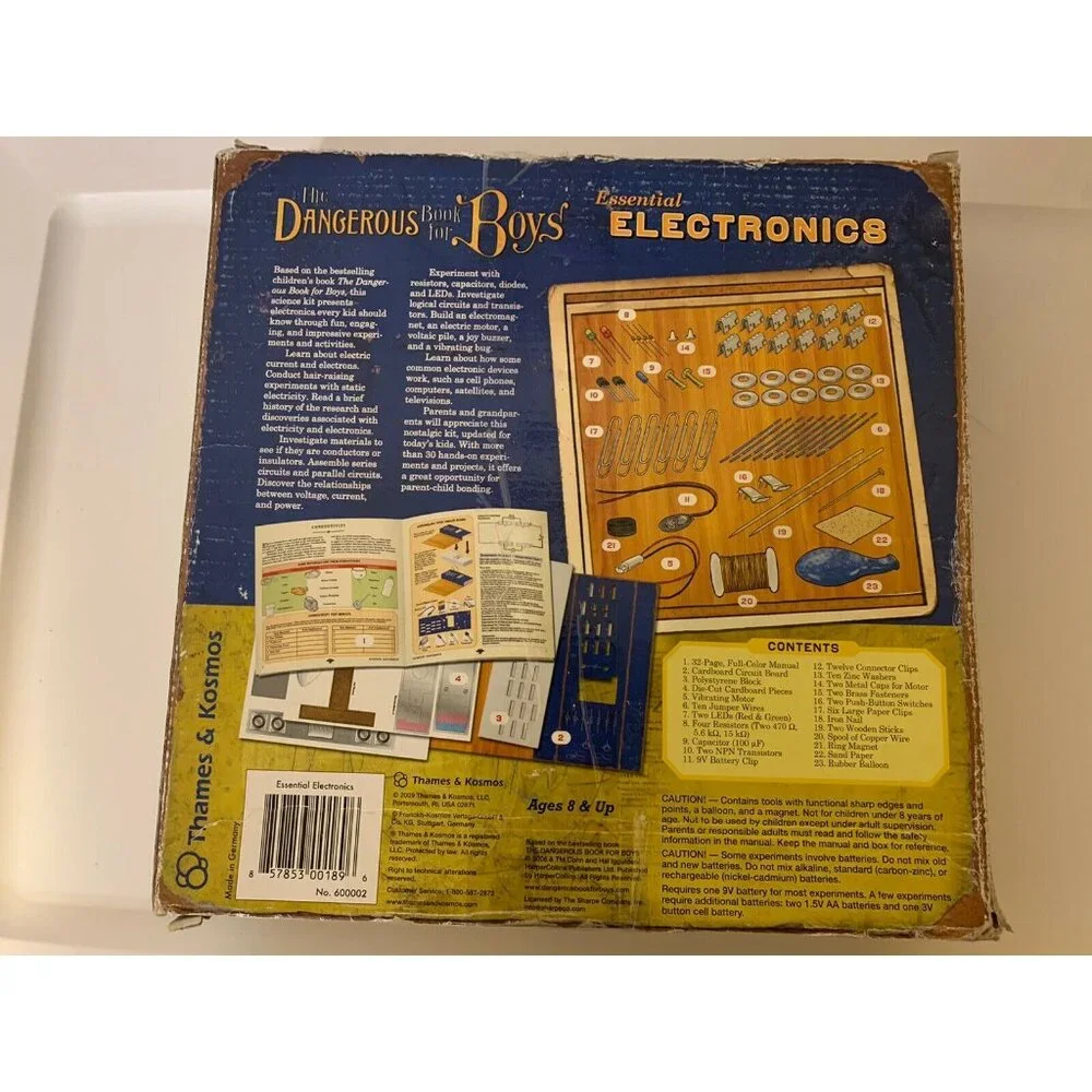 The Dangerous Book for‎ Boys Essential Electronics Kit by Thames and Kosmos